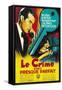 Dial M For Murder, French Movie Poster, 1954-null-Framed Stretched Canvas