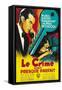 Dial M For Murder, French Movie Poster, 1954-null-Framed Stretched Canvas