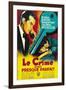 Dial M For Murder, French Movie Poster, 1954-null-Framed Art Print