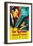 Dial M For Murder, French Movie Poster, 1954-null-Framed Art Print