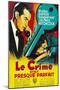 Dial M For Murder, French Movie Poster, 1954-null-Mounted Art Print