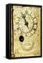 Dial of Gilt Brass Balance Clock-null-Framed Stretched Canvas