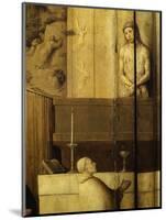 Dialogue Between Christ and Gregory the Great, 540-604 Saint and Pope, Grisaille-Hieronymus Bosch-Mounted Giclee Print