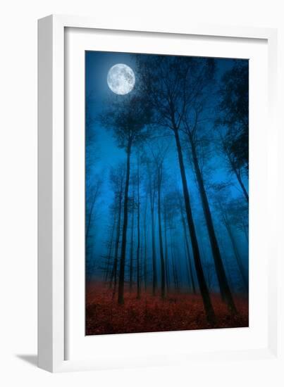 Dialogue with the moon-Philippe Sainte-Laudy-Framed Photographic Print