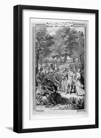 Dialogues of the Dead, 1728-Bernard Picart-Framed Giclee Print