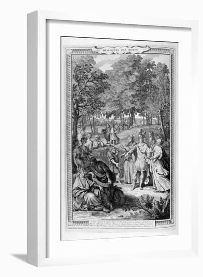 Dialogues of the Dead, 1728-Bernard Picart-Framed Giclee Print