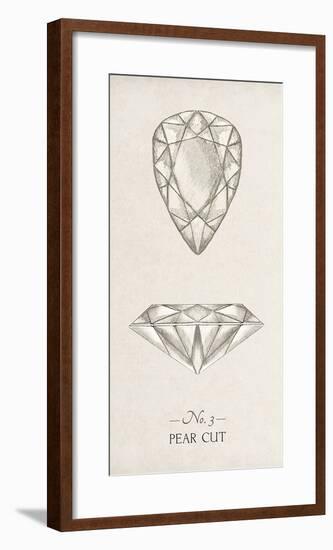 Diamantaire - Pear-Amy Shaw-Framed Giclee Print
