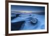 Diamond Beach in Iceland in the Blue Hour in the Morning-Niki Haselwanter-Framed Photographic Print