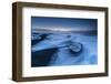 Diamond Beach in Iceland in the Blue Hour in the Morning-Niki Haselwanter-Framed Photographic Print