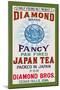 Diamond Brand Tea-null-Mounted Art Print