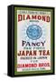 Diamond Brand Tea-null-Framed Stretched Canvas