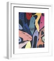 Diamond Dust Shoes, c.1980 (Lilac, Blue, Green)-Andy Warhol-Framed Giclee Print