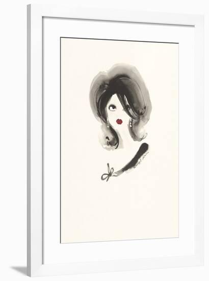 Diamond Earrings-Bridget Davies-Framed Giclee Print