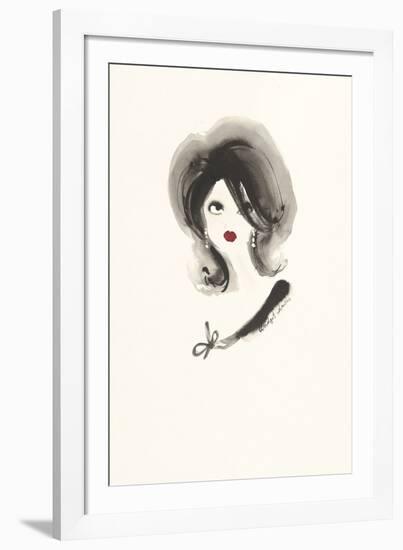 Diamond Earrings-Bridget Davies-Framed Giclee Print