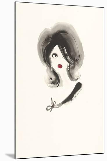 Diamond Earrings-Bridget Davies-Mounted Giclee Print