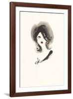 Diamond Earrings-Bridget Davies-Framed Giclee Print