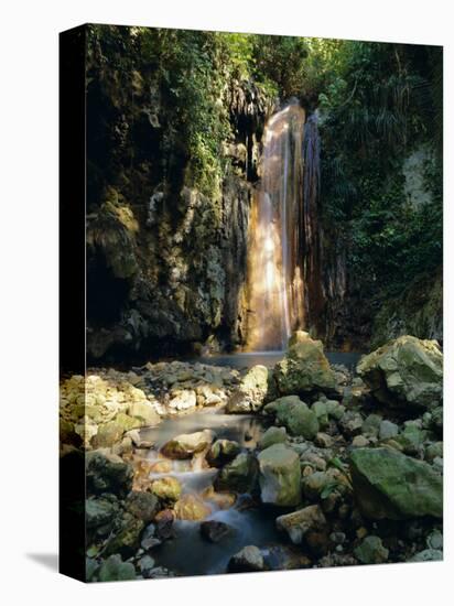 Diamond Falls, St. Lucia, Windward Islands, Caribbean, West Indies, Central America-Lee Frost-Stretched Canvas