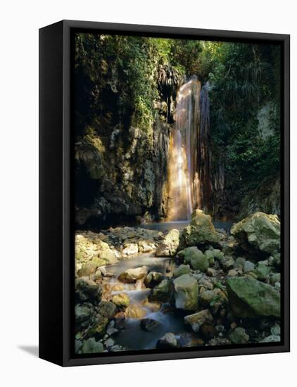 Diamond Falls, St. Lucia, Windward Islands, Caribbean, West Indies, Central America-Lee Frost-Framed Stretched Canvas