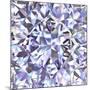 Diamond Geometric Pattern Of Colored Brilliant Triangles-oneo-Mounted Art Print