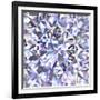 Diamond Geometric Pattern Of Colored Brilliant Triangles-oneo-Framed Art Print