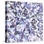 Diamond Geometric Pattern Of Colored Brilliant Triangles-oneo-Stretched Canvas