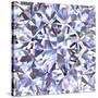 Diamond Geometric Pattern Of Colored Brilliant Triangles-oneo-Stretched Canvas