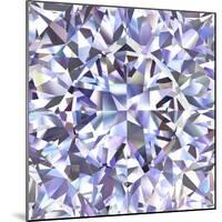 Diamond Geometric Pattern Of Colored Brilliant Triangles-oneo-Mounted Art Print