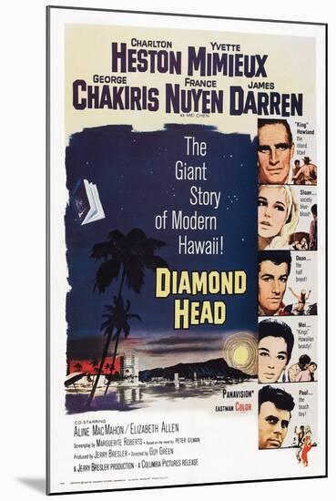 Diamond Head, 1963-null-Mounted Art Print