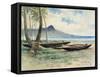 Diamond Head, Hawaii, 1886-J.P. Strong-Framed Stretched Canvas