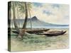 Diamond Head, Hawaii, 1886-J.P. Strong-Stretched Canvas