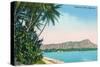 Diamond Head, Honolulu, Hawaii-null-Stretched Canvas