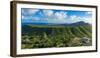 Diamond Head in Honolulu, Hawaii-Drone Northwest-Framed Photographic Print