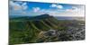 Diamond Head in Honolulu, Hawaii-Drone Northwest-Mounted Photographic Print