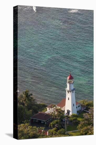 Diamond Head Lighthouse, Honolulu, Oahu, Hawaii, United States of America, Pacific-Michael DeFreitas-Stretched Canvas