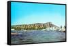 Diamond Head, Surfers, Hawaii-null-Framed Stretched Canvas