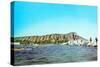 Diamond Head, Surfers, Hawaii-null-Stretched Canvas