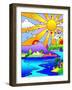 Diamond Head-Howie Green-Framed Giclee Print