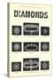 Diamond Jewelry Assortment-null-Stretched Canvas