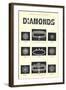 Diamond Jewelry Assortment-null-Framed Art Print