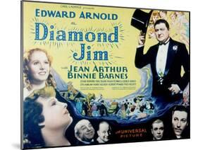 Diamond Jim, Edward Arnold, Jean Arthur, Binnie Barnes, Cesar Romero, Eric Blore, George Sidney-null-Mounted Photo