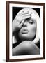 Diamond Lips BW-Design Fabrikken-Framed Photographic Print