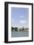 Diamond Marina, Mooring Place for Yachts Directly at the Collins Avenue, Florida-Axel Schmies-Framed Photographic Print