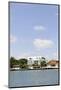 Diamond Marina, Mooring Place for Yachts Directly at the Collins Avenue, Florida-Axel Schmies-Mounted Photographic Print