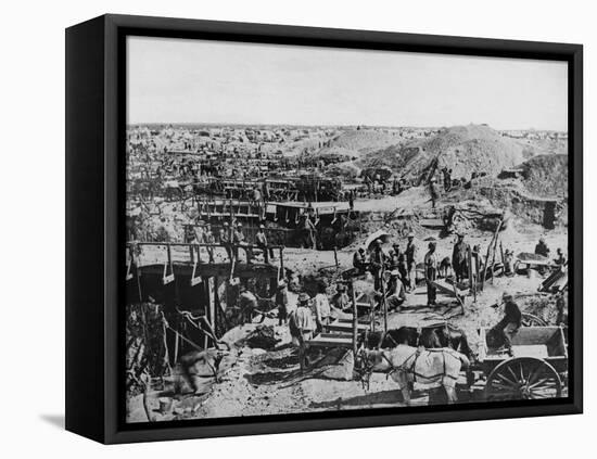 Diamond Mine-null-Framed Stretched Canvas