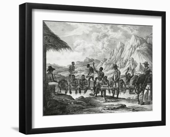 Diamond Mines in the Region of Minas Gerais-null-Framed Giclee Print