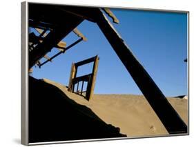 Diamond Mining Ghost Town, Kolmanskop, Namib Desert, Luderitz, Namibia, Africa-Steve & Ann Toon-Framed Photographic Print