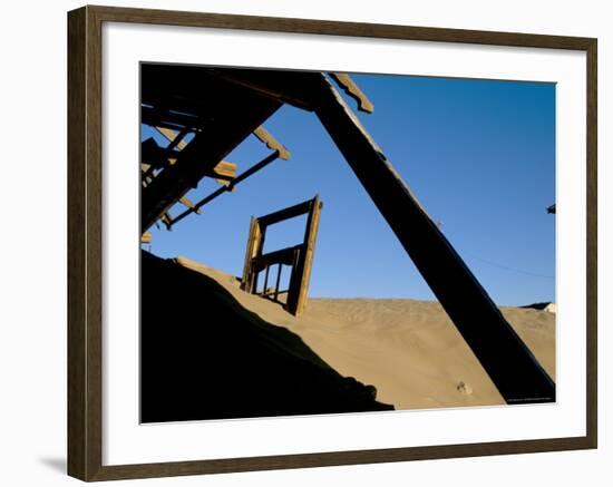 Diamond Mining Ghost Town, Kolmanskop, Namib Desert, Luderitz, Namibia, Africa-Steve & Ann Toon-Framed Photographic Print