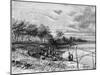 Diamond Mining on the Vaal River, Free State, South Africa, 19th Century-St de Dree-Mounted Giclee Print