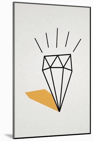 Diamond Pop Art-null-Mounted Poster