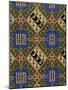 Diamond Print Ecclesiastical Wallpaper Design-Augustus Welby Pugin-Mounted Giclee Print